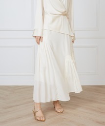 カットジャガードアシメトリースカート《la veille by SUPERIOR CLOSET》