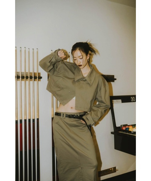 Knuth Marf（クヌースマーフ）の「many way trench coat（トレンチコート・レディース・グレー・FREE）」の13枚目の写真