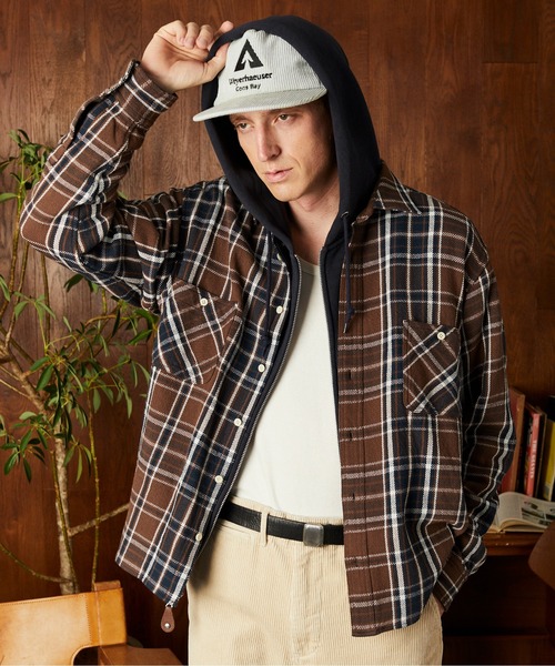 セール】Schott/ショット/PLAID CF LS SHIRT/プレイド コットン