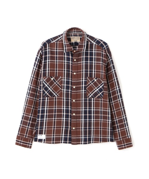 セール】Schott/ショット/PLAID CF LS SHIRT/プレイド コットン