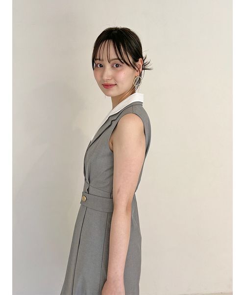 スナイデル レイヤードカラーワンピース SNIDEL（スナイデル）の「レイヤードカラーワンピース