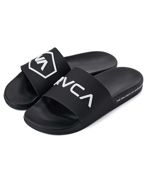 RVCA(ルーカ)の「RVCA SHOWER SLIDE(サンダル・メンズ・ブラック系2/ブラック・M/L/XL)」の2枚目の写真