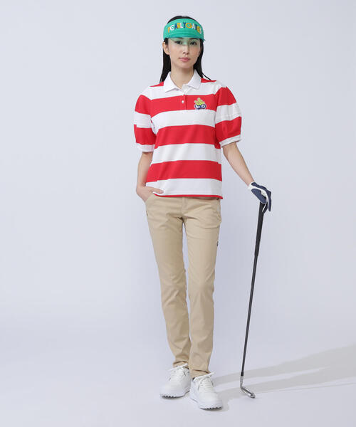 ❣️新品、未使用❣️PEARLY GATESカモフラージュ柄のストレッチパンツ 新品タグ付き【パーリーゲイツ】ストレッチ ペイントカモ柄