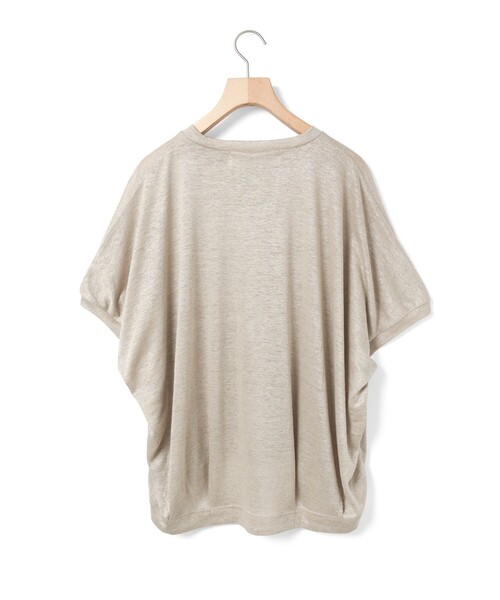 MidiUmi(ミディウミ)の「MidiUmi リネンコクーンプルオーバー(Tシャツ/カットソー・レディース・ブラック系その他2/ホワイト/ベージュ・FREE)」の12枚目の写真