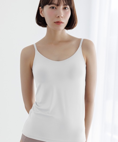 シャネル❤総ロゴ キャミソール カメリア付き❤未使用品 セール】【特許取得】革新的ホールド力の次世代ブラトップ サラ