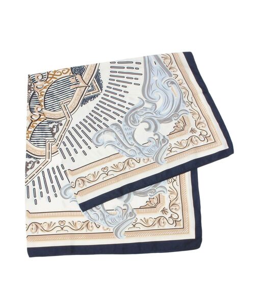 MERCURYDUO（マーキュリーデュオ）の「マルチカラースカーフ（ストール/ショール・レディース・オフホワイト・FREE）」の7枚目の写真