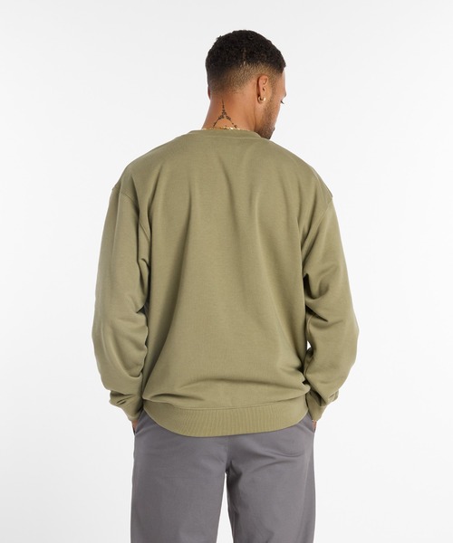 NEW BALANCE（ニューバランス）の「Numeric フレンチテリースウェットクルー（スウェット・メンズ・カーキ・X-LARGE/LARGE/MEDIUM/SMALL）」の5枚目の写真