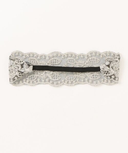 VIBGYOR Women（ヴィブジョー　ウィメン）の「【resonance】レース刺繍 クラシカルデザイン ヘアバンド【7パターン展開/オケージョン】（ヘアバンド・レディース・その他4/その他7/その他6/その他1/その他2/その他3/その他5・FREE）」の8枚目の写真