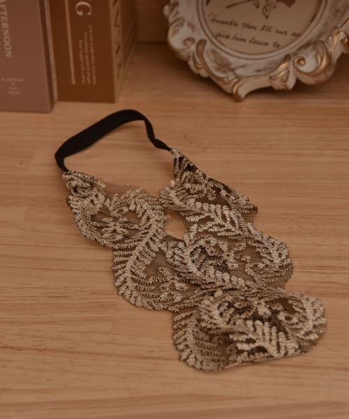 resonance】レース刺繍 クラシカルデザイン ヘアバンド【7パターン展開