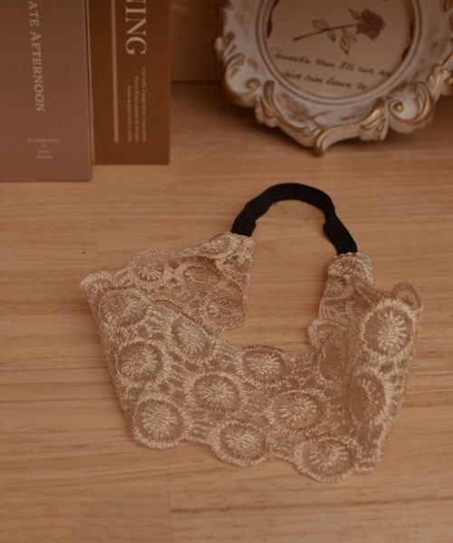 VIBGYOR Women（ヴィブジョー　ウィメン）の「【resonance】レース刺繍 クラシカルデザイン ヘアバンド【7パターン展開/オケージョン】（ヘアバンド・レディース・その他4/その他7/その他6/その他1/その他2/その他3/その他5・FREE）」の15枚目の写真