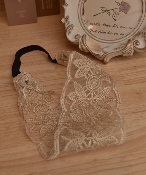 VIBGYOR Women（ヴィブジョー　ウィメン）の「【resonance】レース刺繍 クラシカルデザイン ヘアバンド【7パターン展開/オケージョン】（ヘアバンド・レディース・その他4/その他7/その他6/その他1/その他2/その他3/その他5・FREE）」の12枚目の写真