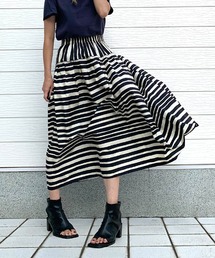 Q | ボーダースカート(スカート)