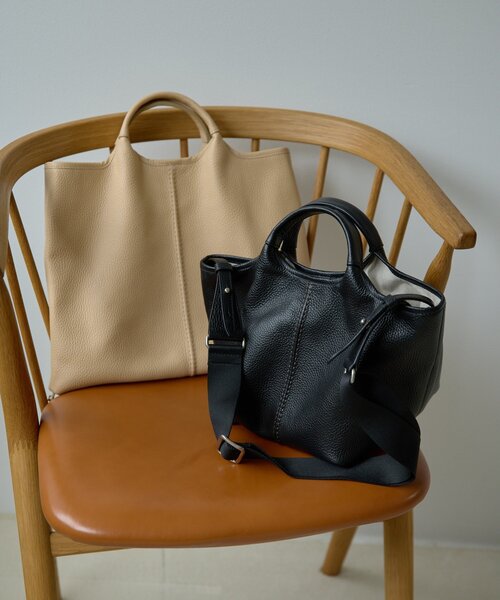 Hoaw.】レザーストラップバッグ（トートバッグ）｜Whim Gazette