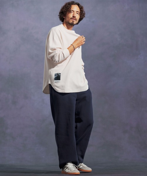 mp13899-オーガニックコットン裏起毛スウェットパンツ（スウェット