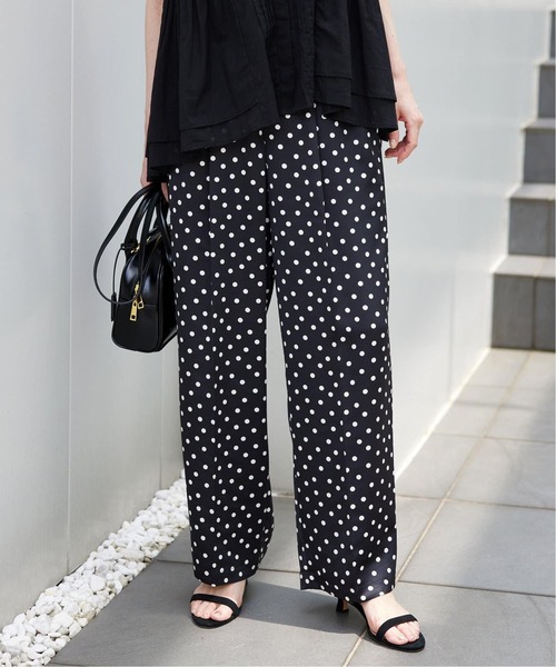 WEB限定/追加2》プリントサテンイージーパンツ（その他パンツ）｜SLOBE