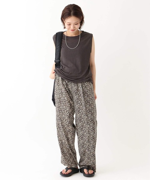 WEB限定/追加2》プリントサテンイージーパンツ（その他パンツ）｜SLOBE