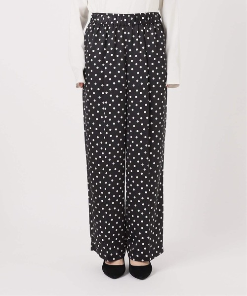 WEB限定/追加2》プリントサテンイージーパンツ（その他パンツ）｜SLOBE