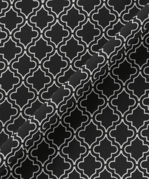 TOKYO SHIRTS(トウキョウシャツ)の「プリントボウタイブラウス 七分袖(シャツ/ブラウス・レディース・ブラウン/ブラック・M/L)」の7枚目の写真