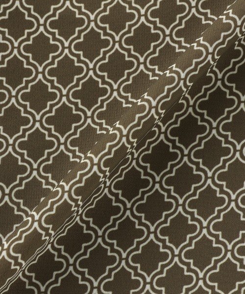 TOKYO SHIRTS(トウキョウシャツ)の「プリントボウタイブラウス 七分袖(シャツ/ブラウス・レディース・ブラウン/ブラック・M/L)」の3枚目の写真