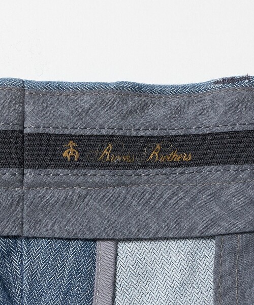 Brooks Brothers × NEAT デニムショーツ Brooks Brothers×NEAT コットン ヘリンボーンデニム 10inプリーテッド