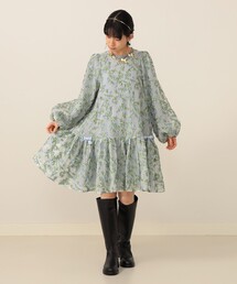 CAROLINA GLASER（カロリナ グレイサー）の「フラワージャカード ミニワンピース（ワンピース）」