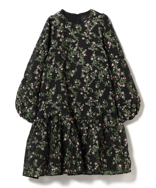 CAROLINA GLASER（カロリナ グレイサー）の「フラワージャカード ミニワンピース（ワンピース・レディース・ブラック/サックスブルー・ONE SIZE）」の14枚目の写真