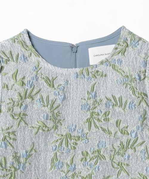 フラワージャカード ミニワンピース（ワンピース）｜CAROLINA GLASER