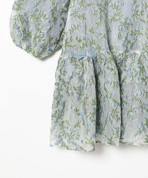 フラワージャカード ミニワンピース（ワンピース）｜CAROLINA GLASER