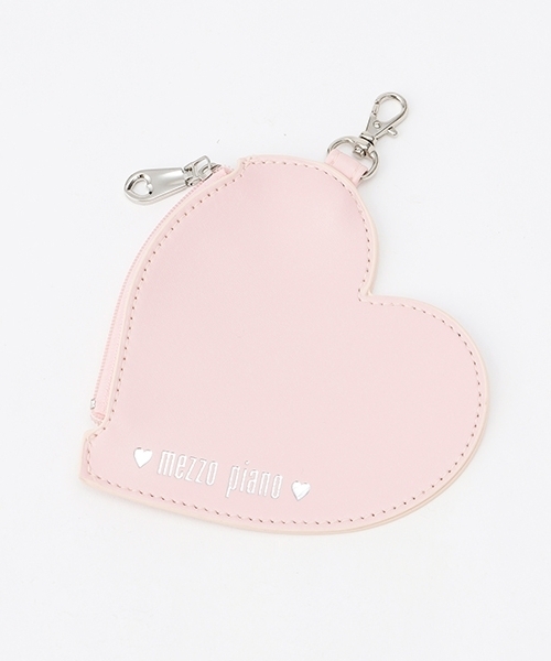 mezzo piano（メゾピアノ）の「約21L　ハートポーチつきロゴリボンリュック（バックパック/リュック・キッズ・ライトピンク/ブラック・F）」の13枚目の写真