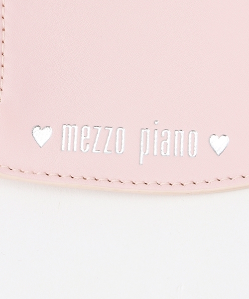mezzo piano（メゾピアノ）の「約21L　ハートポーチつきロゴリボンリュック（バックパック/リュック・キッズ・ライトピンク/ブラック・F）」の15枚目の写真
