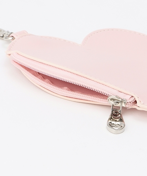 メゾピアノ　約21L　ハートポーチつき ロゴリボンリュック　新品未使用　ブラック 約21L ハートポーチつきロゴリボンリュック(F ライト ピンク