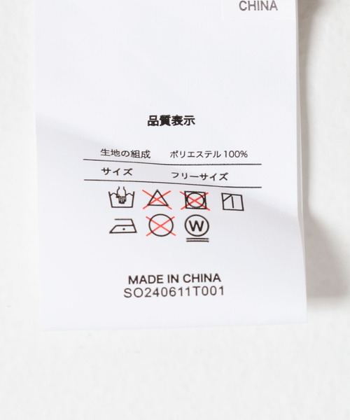 SMELLY（スメリー）の「w.p.c　ユニセックス ウォーターリペレントポンチョ（ポンチョ・レディース・ベージュ/ブラック・ONE）」の6枚目の写真