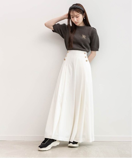 RANDA（ランダ）の「2WAY サロペットマリンパンツ（その他パンツ・レディース・グレー・1/0）」の3枚目の写真