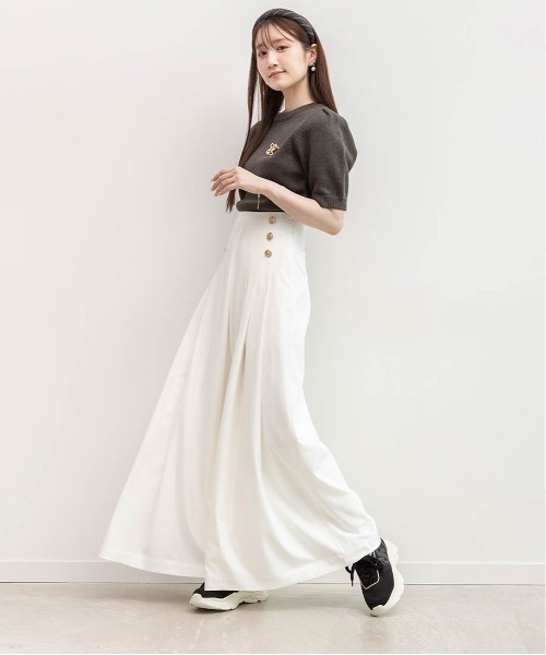 RANDA（ランダ）の「2WAY サロペットマリンパンツ（その他パンツ・レディース・グレー・1/0）」の4枚目の写真