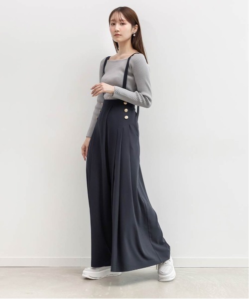 RANDA（ランダ）の「2WAY サロペットマリンパンツ（その他パンツ・レディース・グレー・1/0）」の17枚目の写真