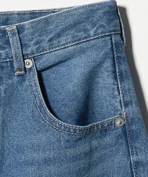 CITEN（シテン）の「＜CITEN＞エッセンシャルバギーデニム（デニムパンツ・レディース・ブラック/ライトブルー・L/S/M）」の10枚目の写真