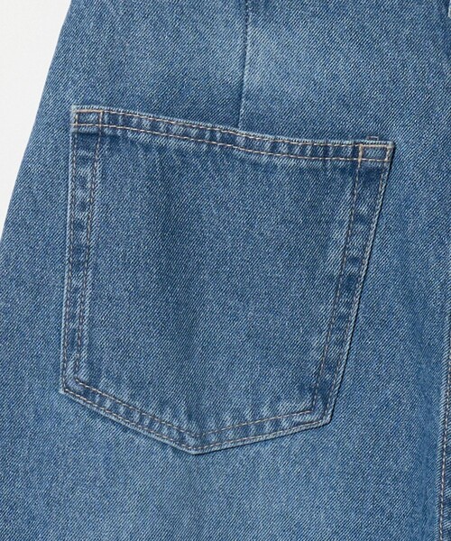 CITEN（シテン）の「＜CITEN＞エッセンシャルバギーデニム（デニムパンツ・レディース・ブラック/ライトブルー・L/S/M）」の12枚目の写真