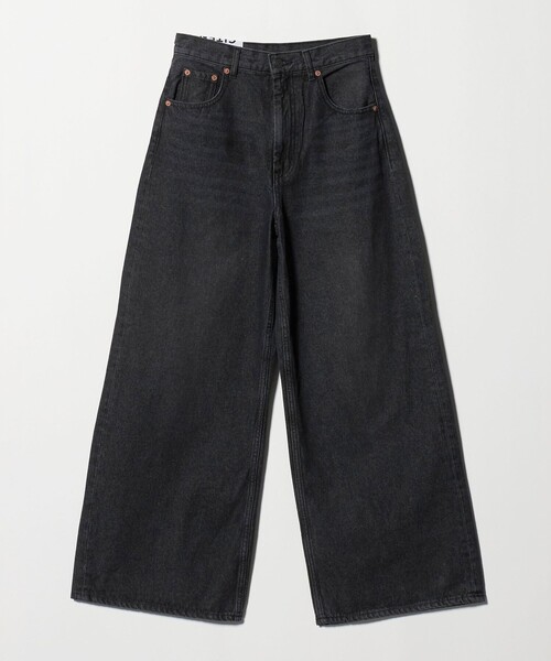 CITEN（シテン）の「＜CITEN＞エッセンシャルバギーデニム（デニムパンツ・レディース・ブラック/ライトブルー・L/S/M）」の18枚目の写真