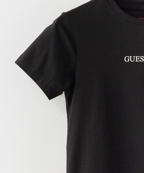 GUESS JEANS（ゲスジーンズ）の「GUESS JEANS/ゲスジーンズ GJ SS CN SLIM LOGO PRINT TEE Tシャツ（Tシャツ/カットソー・レディース・ホワイト/ブラック・M/S）」の8枚目の写真