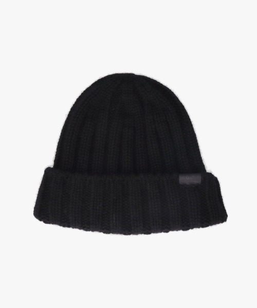 arth（アース）の「arth  Cashmere Hvy Rib Watch / アース（ニットキャップ/ビーニー・メンズ・ブラック/イエロー/ベージュ・57~59cm）」の2枚目の写真