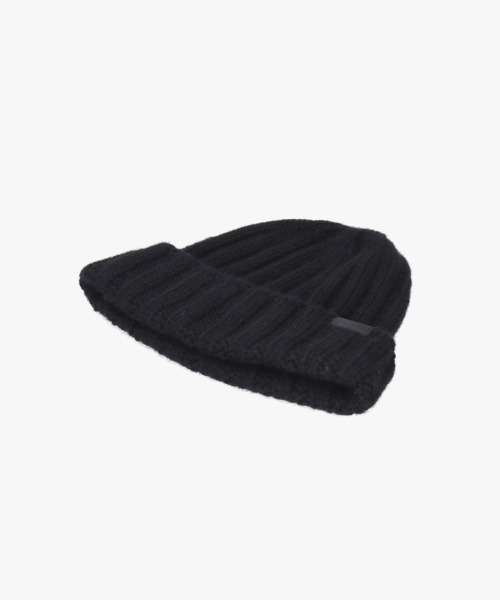 arth（アース）の「arth  Cashmere Hvy Rib Watch / アース（ニットキャップ/ビーニー・メンズ・ブラック/イエロー/ベージュ・57~59cm）」の6枚目の写真