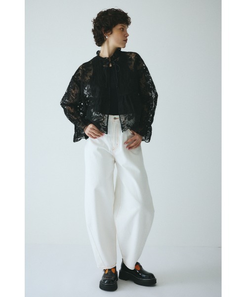 HeRIN.CYE（ヘリンドットサイ）の「Lace blouse　　レースブラウス（シャツ/ブラウス・レディース・ブラック/キャメル/ホワイト・FREE）」の13枚目の写真