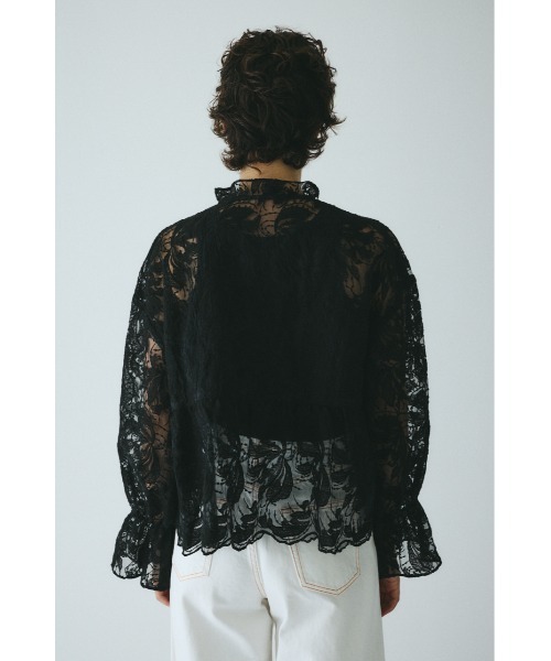 HeRIN.CYE（ヘリンドットサイ）の「Lace blouse　　レースブラウス（シャツ/ブラウス・レディース・ブラック/キャメル/ホワイト・FREE）」の15枚目の写真
