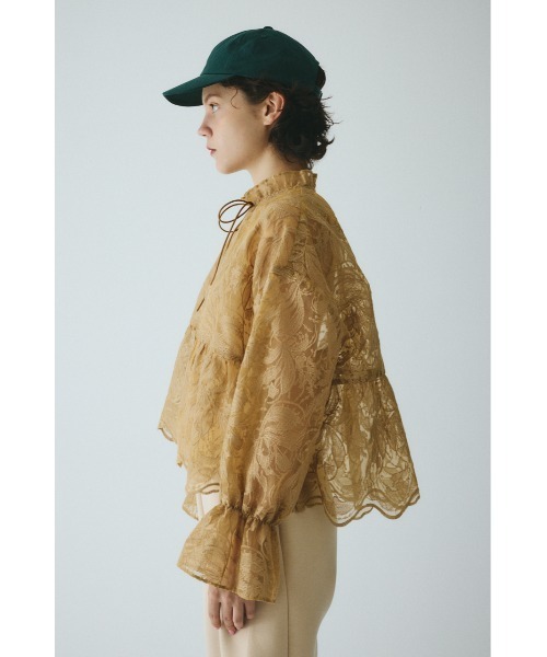 HeRIN.CYE（ヘリンドットサイ）の「Lace blouse　　レースブラウス（シャツ/ブラウス・レディース・ブラック/キャメル/ホワイト・FREE）」の17枚目の写真