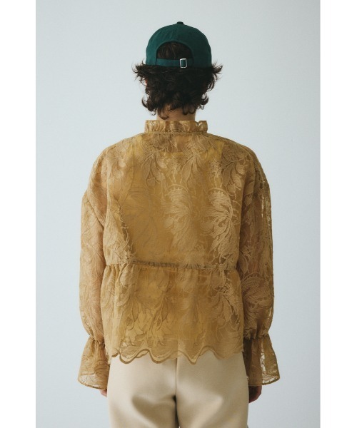 HeRIN.CYE（ヘリンドットサイ）の「Lace blouse　　レースブラウス（シャツ/ブラウス・レディース・ブラック/キャメル/ホワイト・FREE）」の18枚目の写真