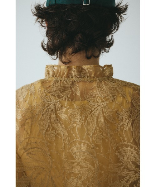 HeRIN.CYE（ヘリンドットサイ）の「Lace blouse　　レースブラウス（シャツ/ブラウス・レディース・ブラック/キャメル/ホワイト・FREE）」の19枚目の写真