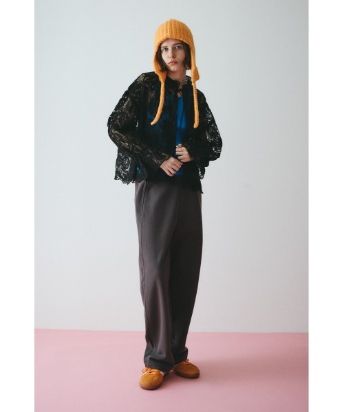 HeRIN.CYE（ヘリンドットサイ）の「Lace blouse　　レースブラウス（シャツ/ブラウス・レディース・ブラック/キャメル/ホワイト・FREE）」の4枚目の写真