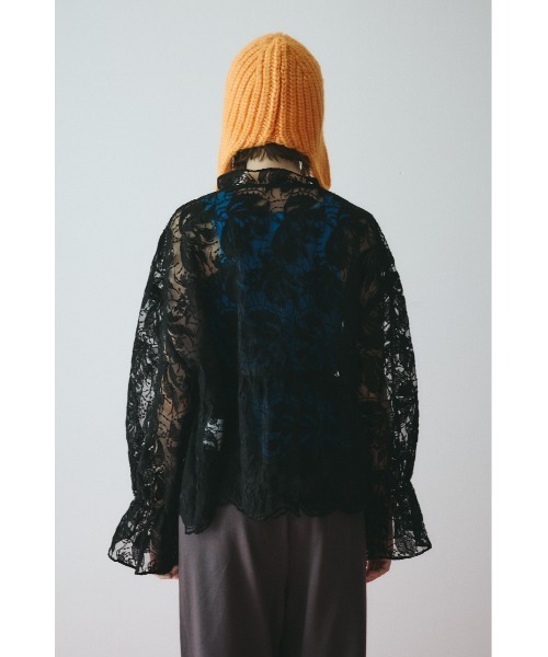 HeRIN.CYE（ヘリンドットサイ）の「Lace blouse　　レースブラウス（シャツ/ブラウス・レディース・ブラック/キャメル/ホワイト・FREE）」の8枚目の写真