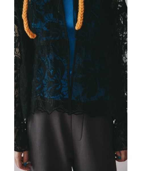HeRIN.CYE（ヘリンドットサイ）の「Lace blouse　　レースブラウス（シャツ/ブラウス・レディース・ブラック/キャメル/ホワイト・FREE）」の11枚目の写真