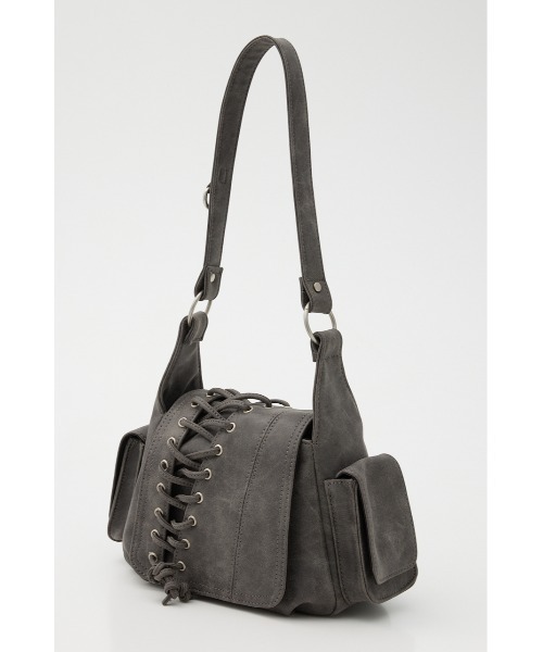 SLY（スライ）の「LACE UP SHOULDER BAG レースアップ ショルダーバッグ（ショルダーバッグ・レディース・ブラウン/ブラック/グレー・FREE）」の17枚目の写真